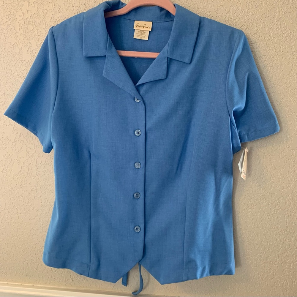 Bobbie Brooks blue top, shirt, blouse NWT